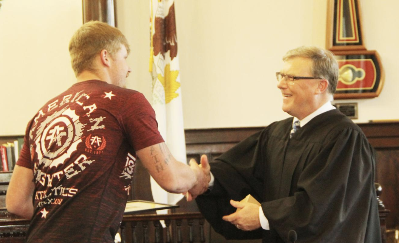 Hancock County Drug Court helps those with addictions get back on track.